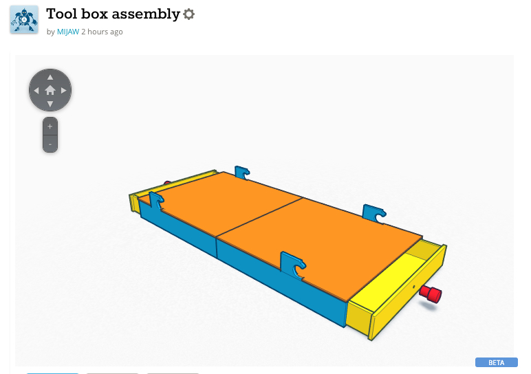 Tool box for Prusa i3 mk2