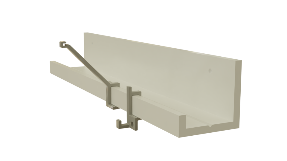 Picture shelf hooks for IKEA Mosslanda