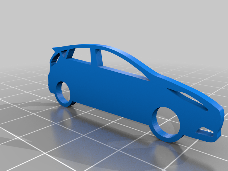 Ford Fiesta keychain