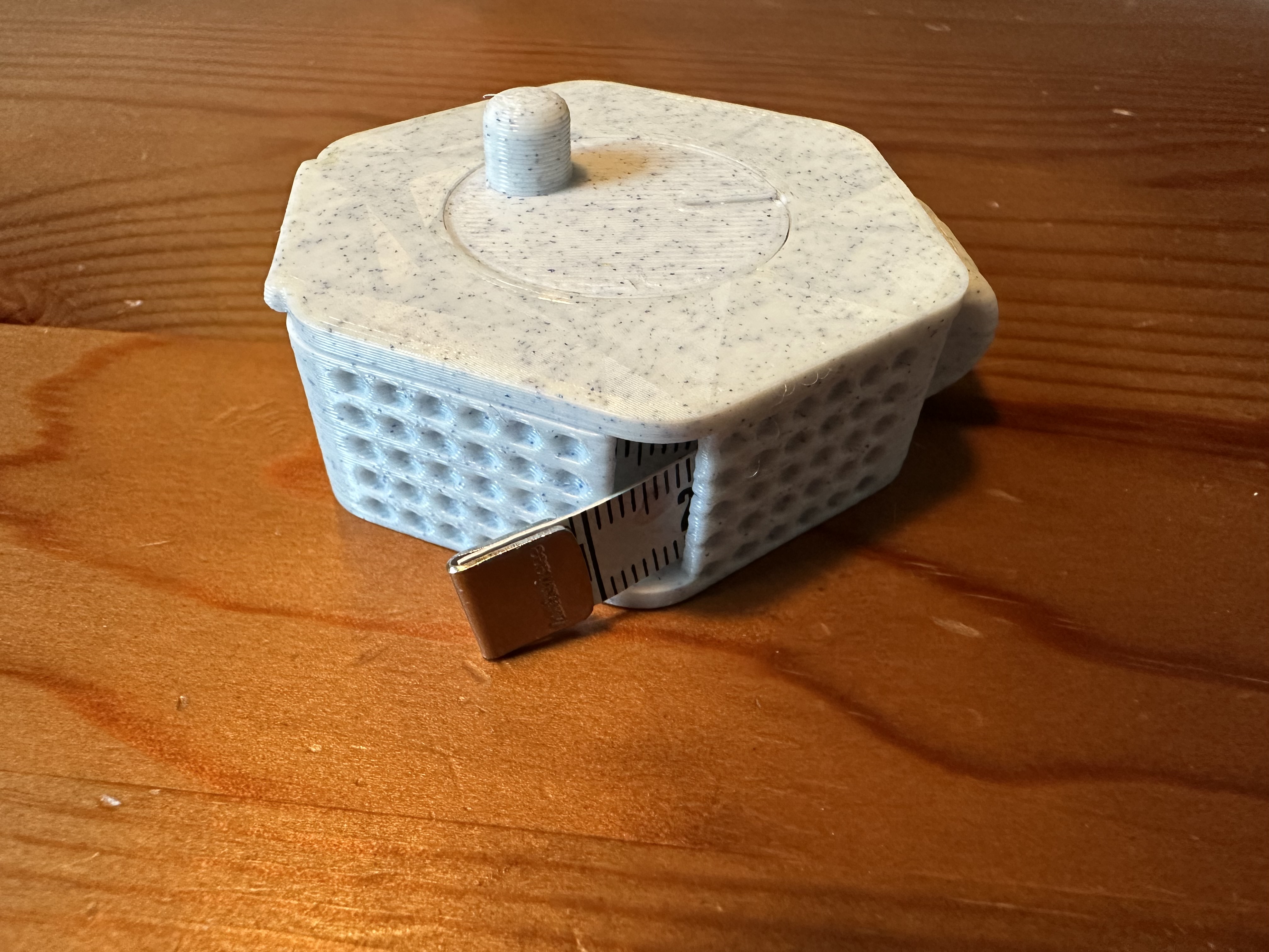 Soft Tape Measure Spool Remix V2 print in place