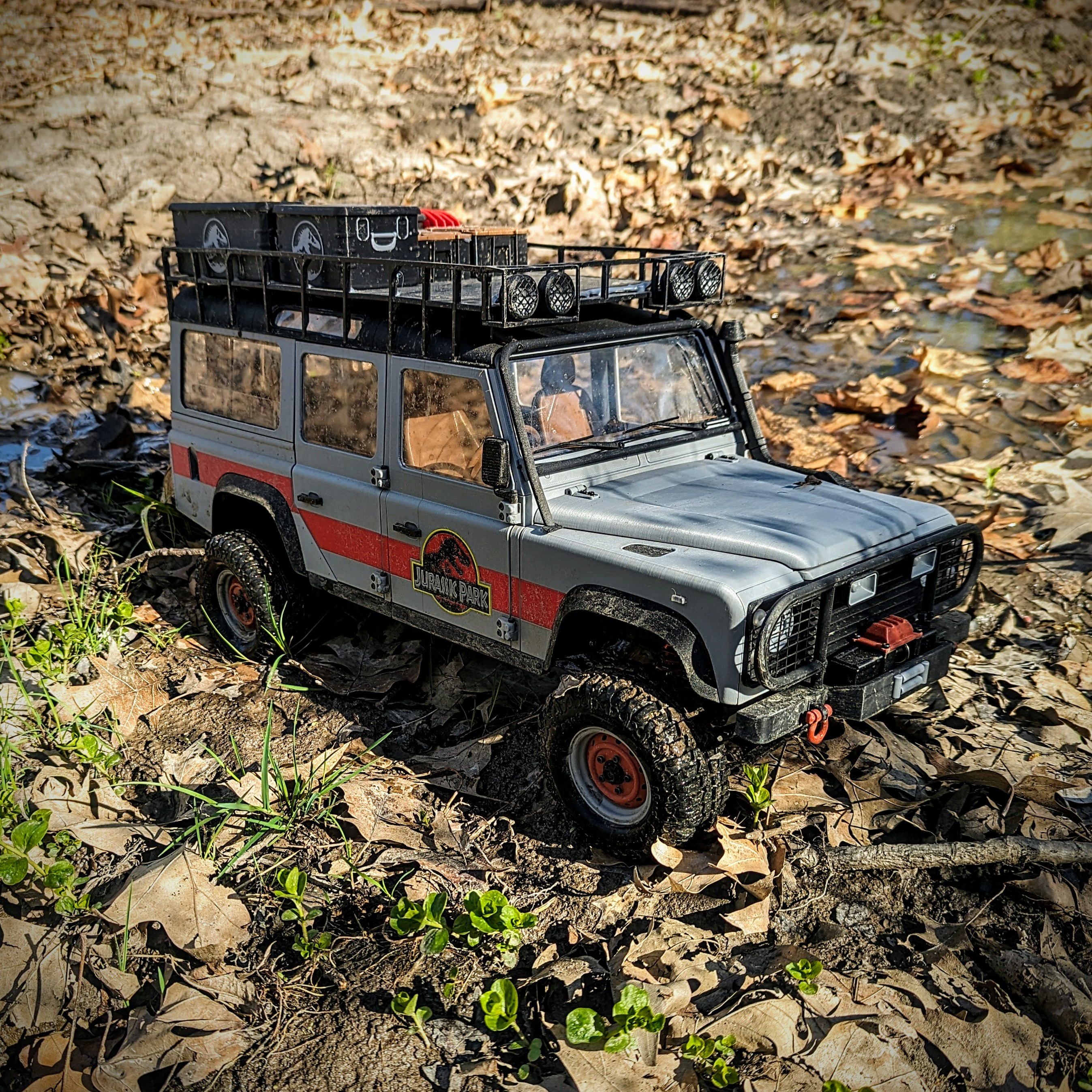 3Sets Landy Wagon Jurassic Park Body