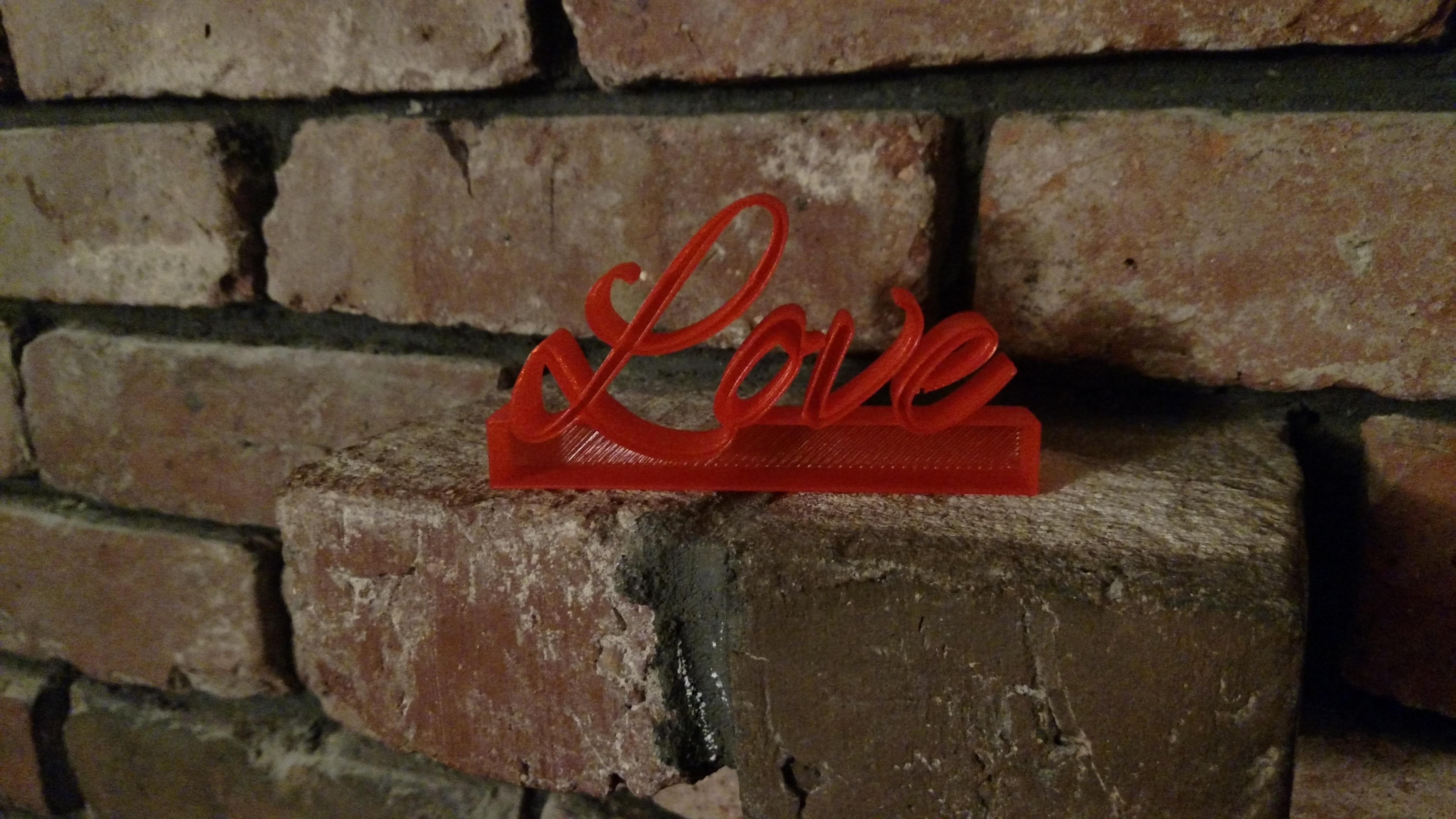 Mantel Decor: Love