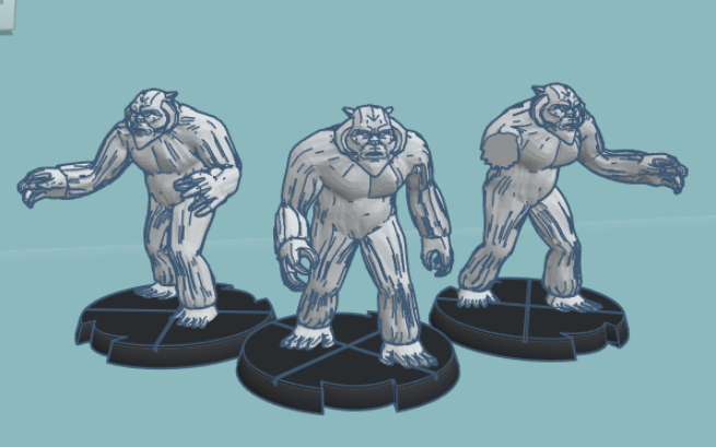 Wampas (star wars legion scale)