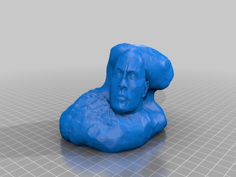 The Rock on a rock