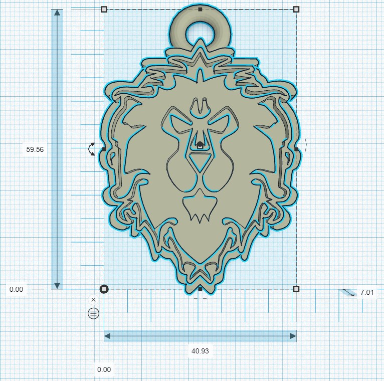 World of Warcraft - Alliance keychain