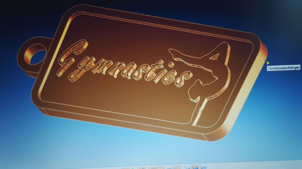 Gymnastics Key Chain