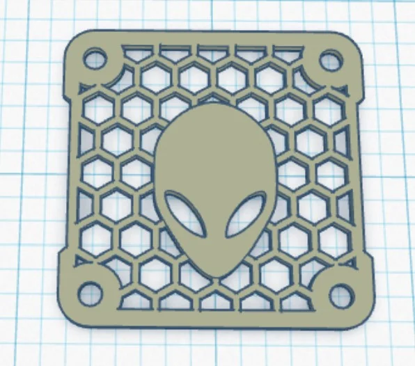 Alienware Logo Fan Cover - 120mm
