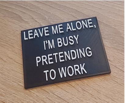Decoration funny board