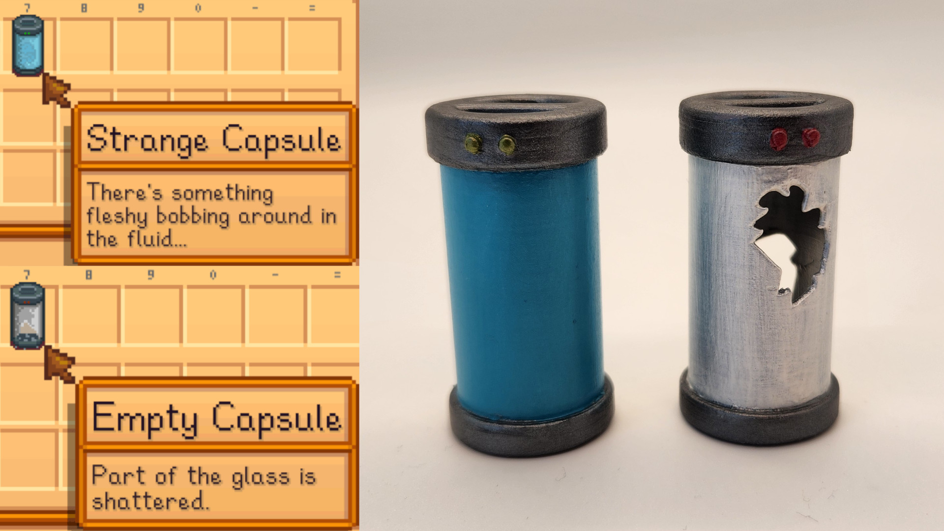 Stardew Valley Strange & Empty Capsules