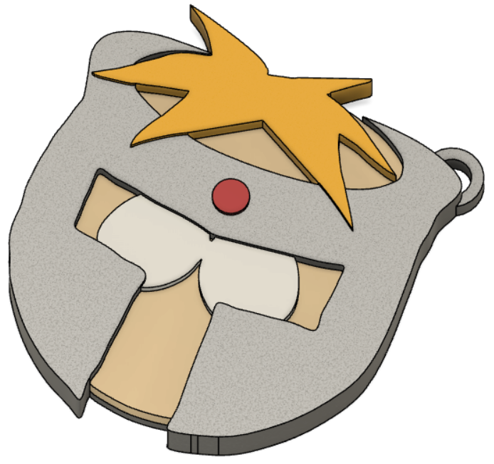 Professor Chaos - keychain *MULTICOLOR*