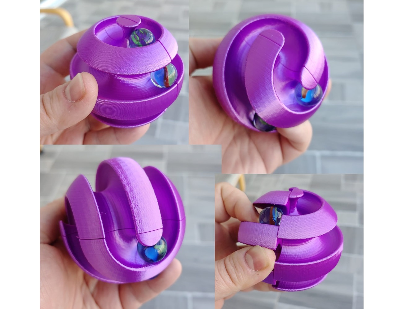 Marble ball puzzle