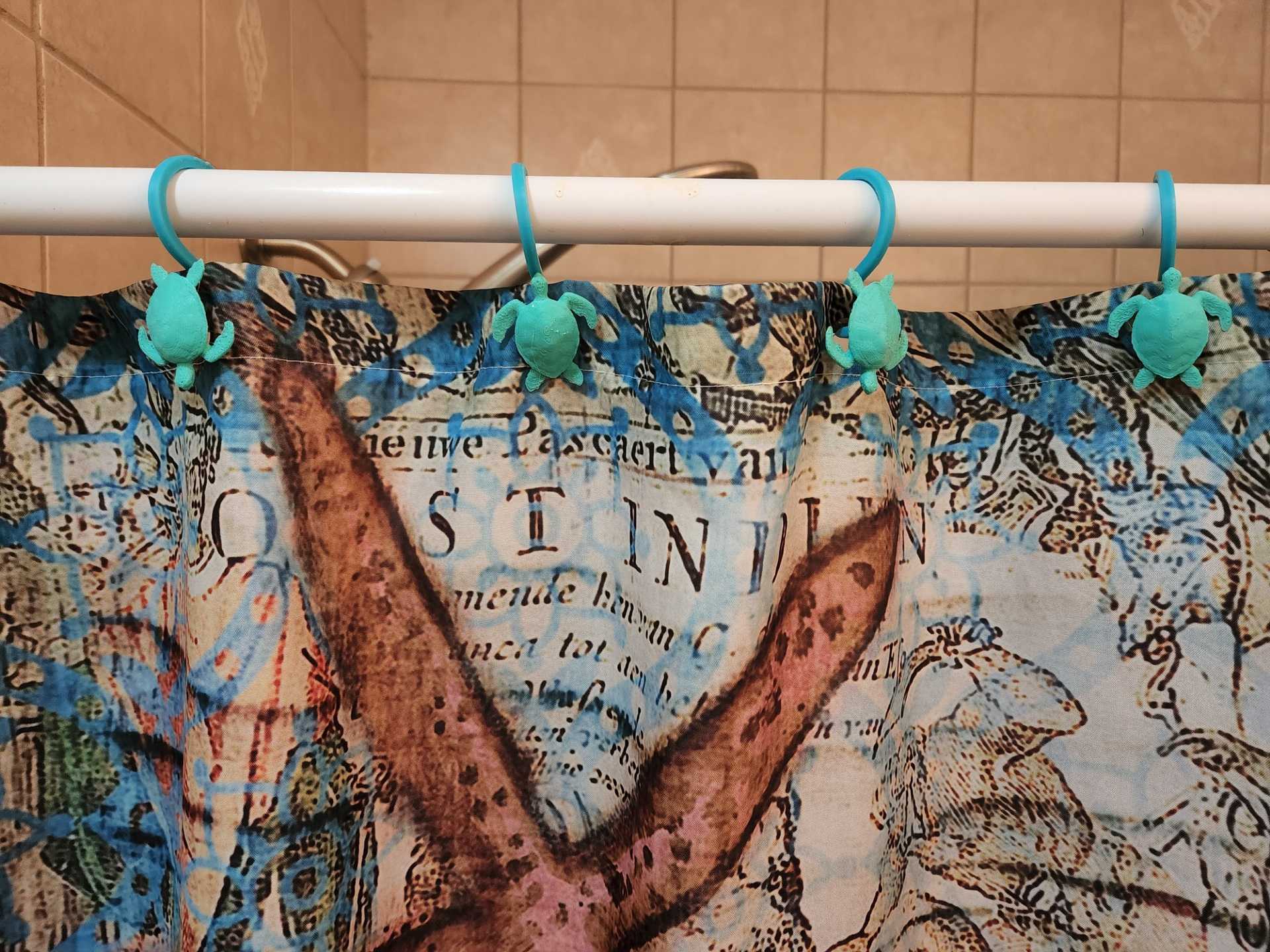 Sea Turtle Shower Curtain Hook