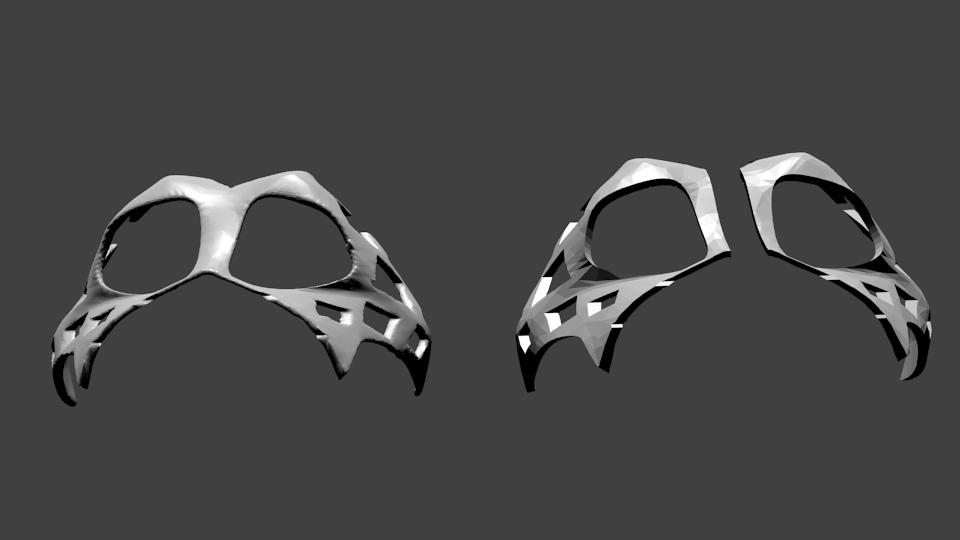 REMIX Tioh Furhead version 8 Split Head_Front