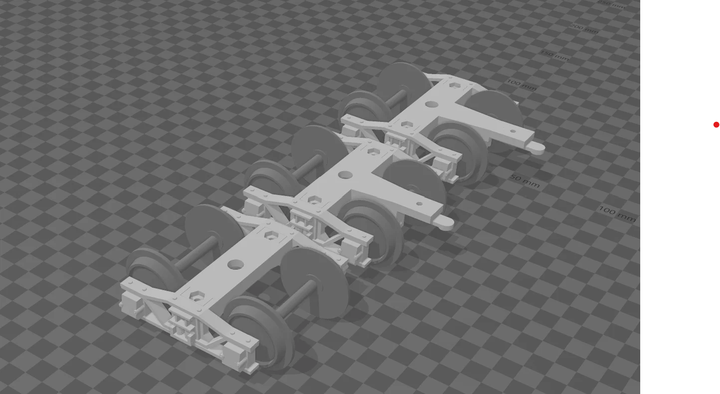 1:22.5 G-Scale Arch Bar Truck/Bogie Bachmann Big Hauler and LGB length