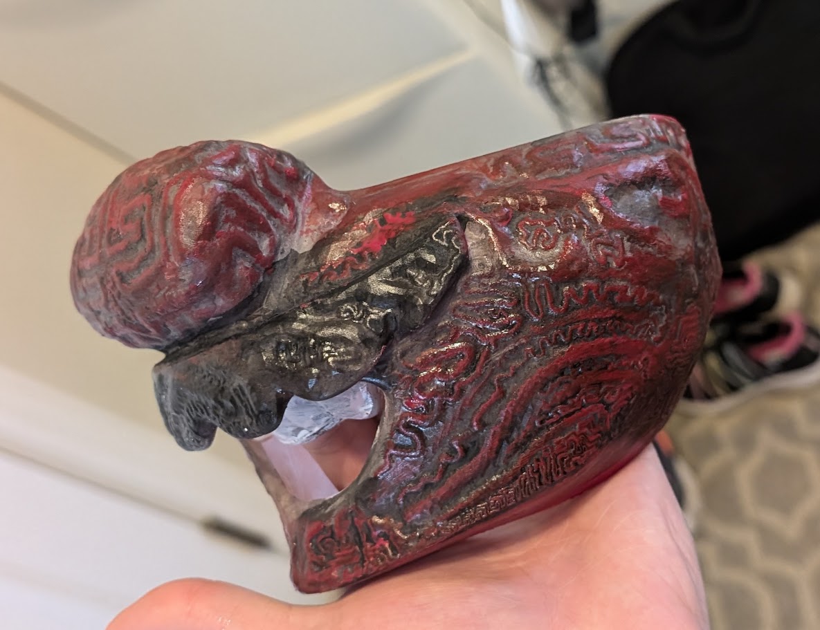 Oni inspired Mario mask