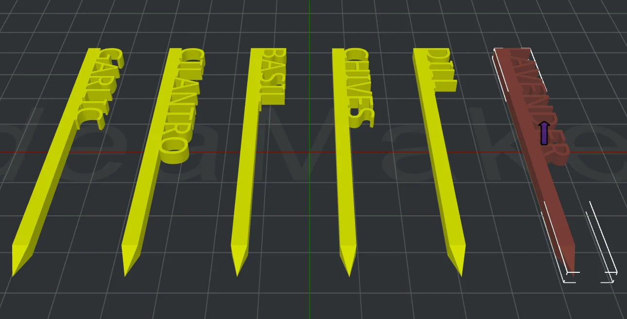 Herb Garden Markers (23 Variations)