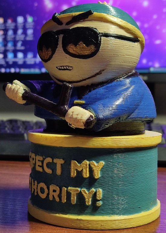 Cartman south park (respect my authority)