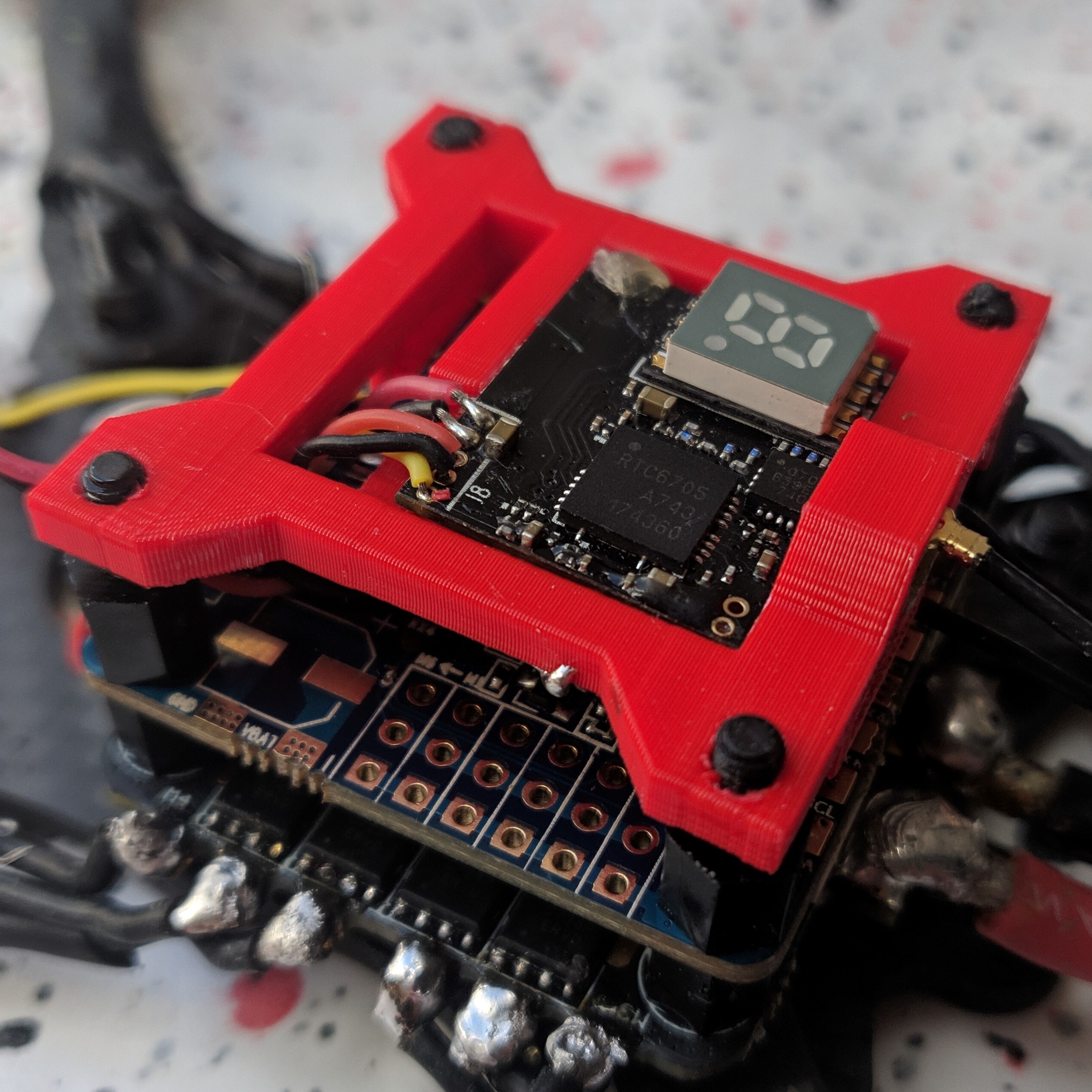 Stack Mount | Eachine VTX03 + FrSky XSR