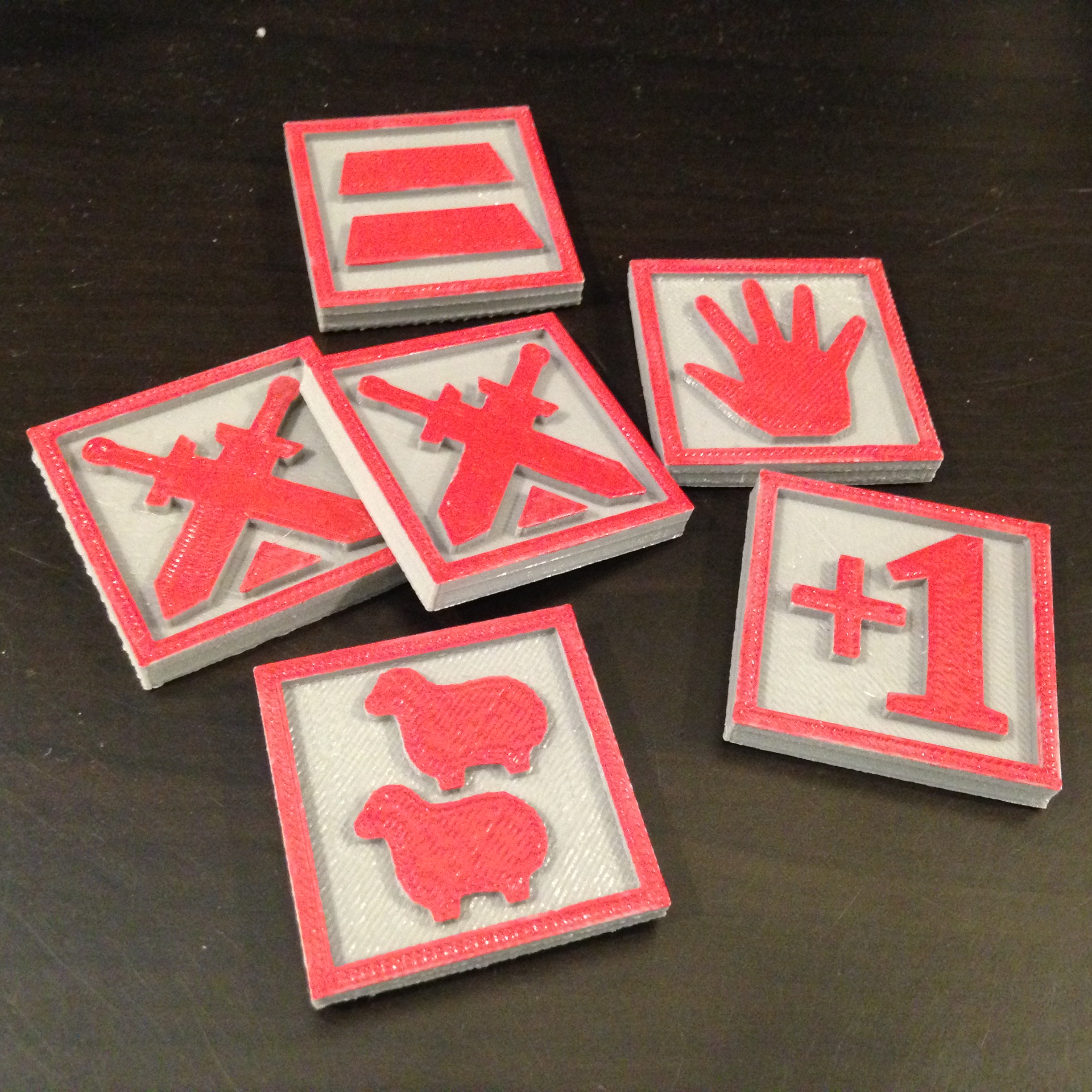 Catan Development Card Tokens