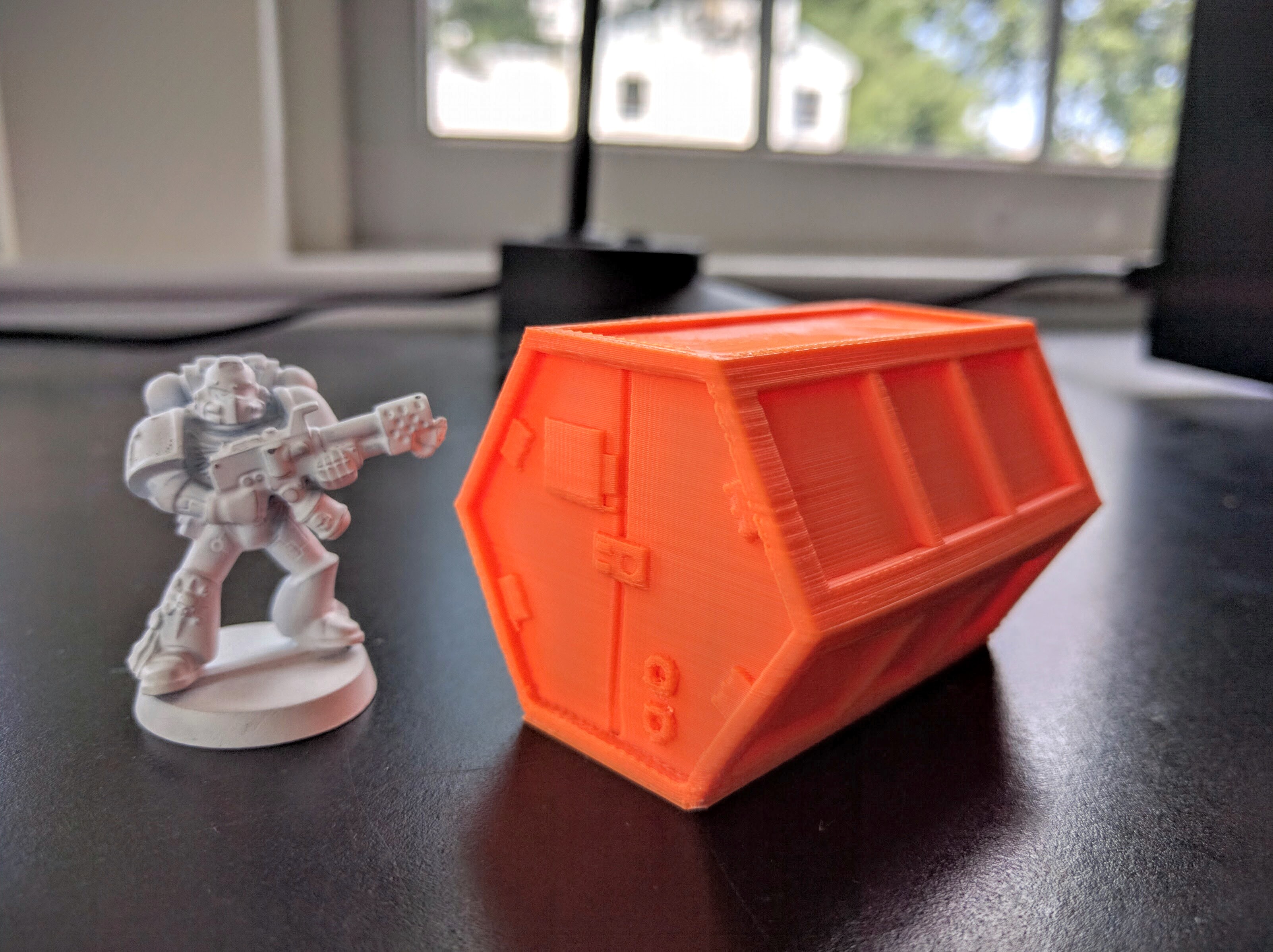 Small Shipping Container (wargaming widget)