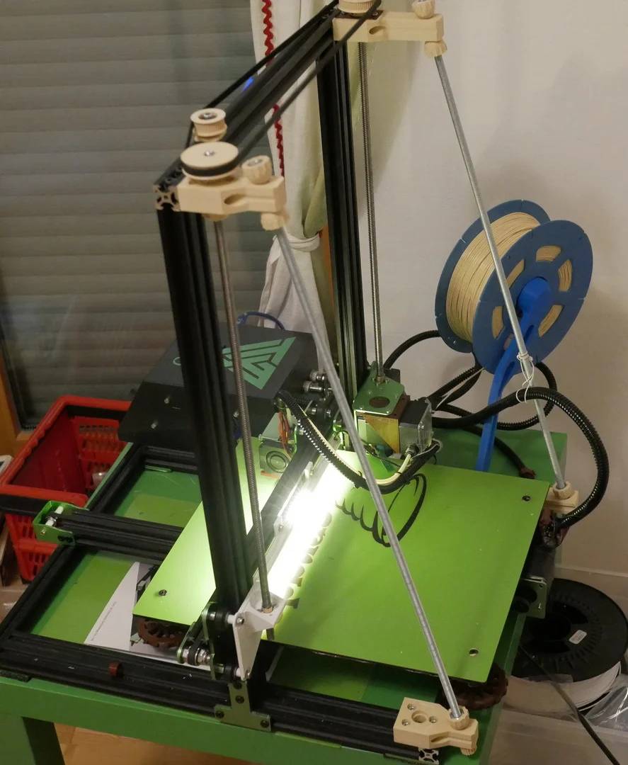 Dual Z & Frame Braces for Tevo Tornado and CR-10. Low cost high precision
