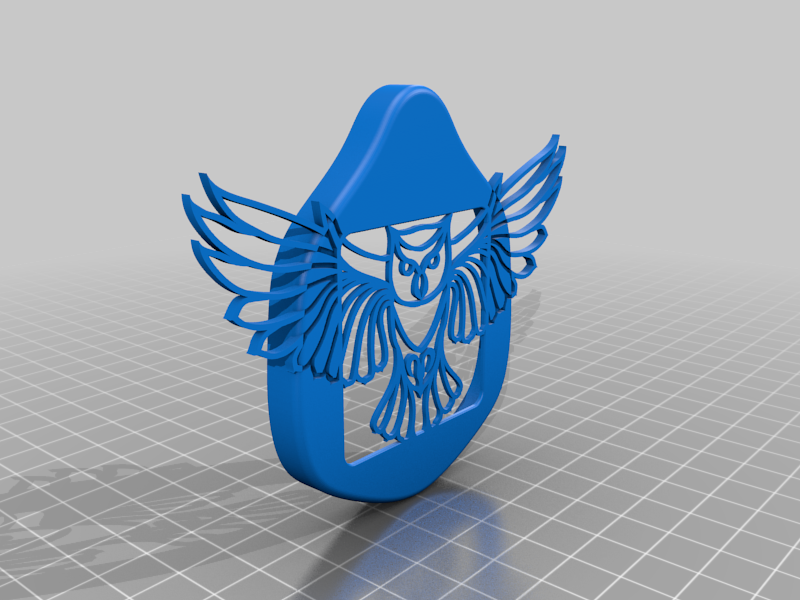 Owl Face Plate for Montana Mask