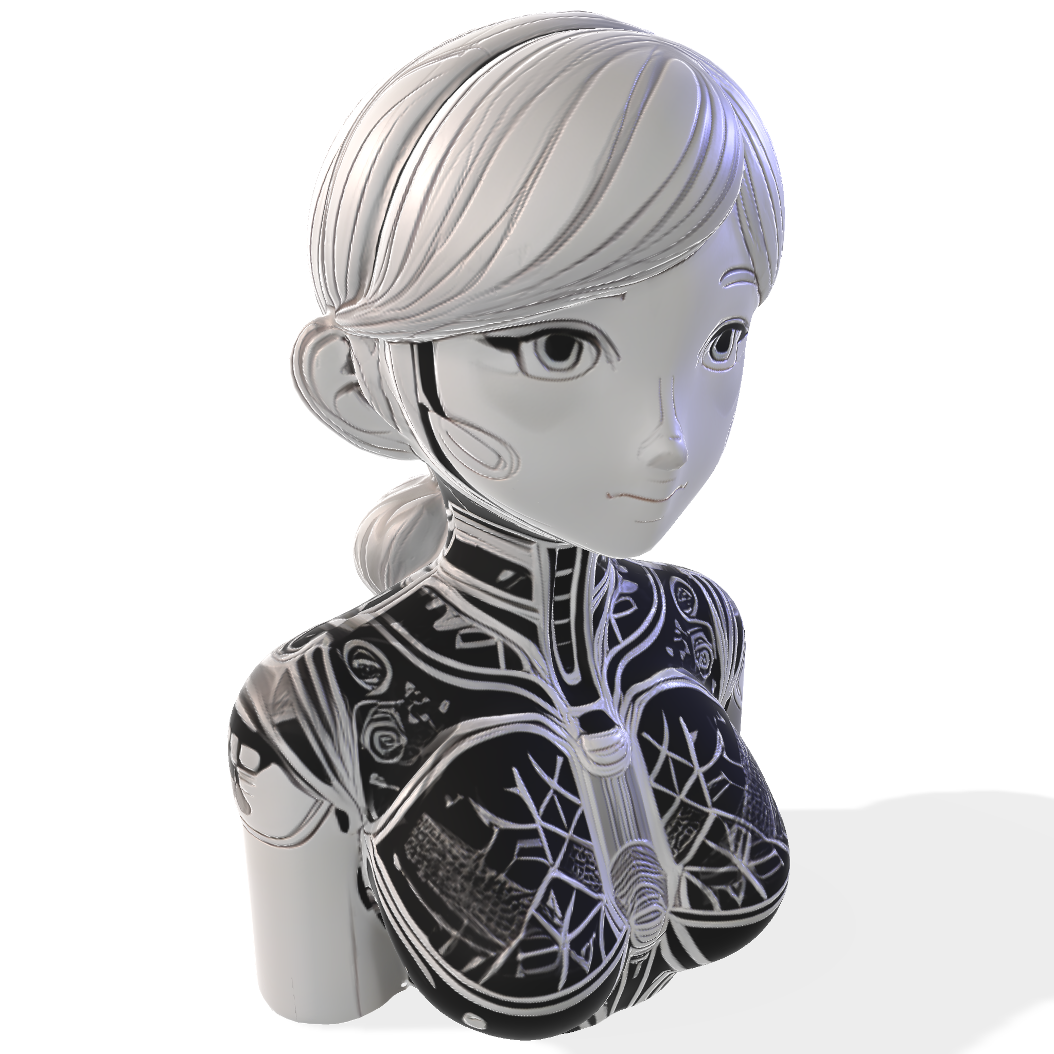 Cybernetic FeMuse Bust