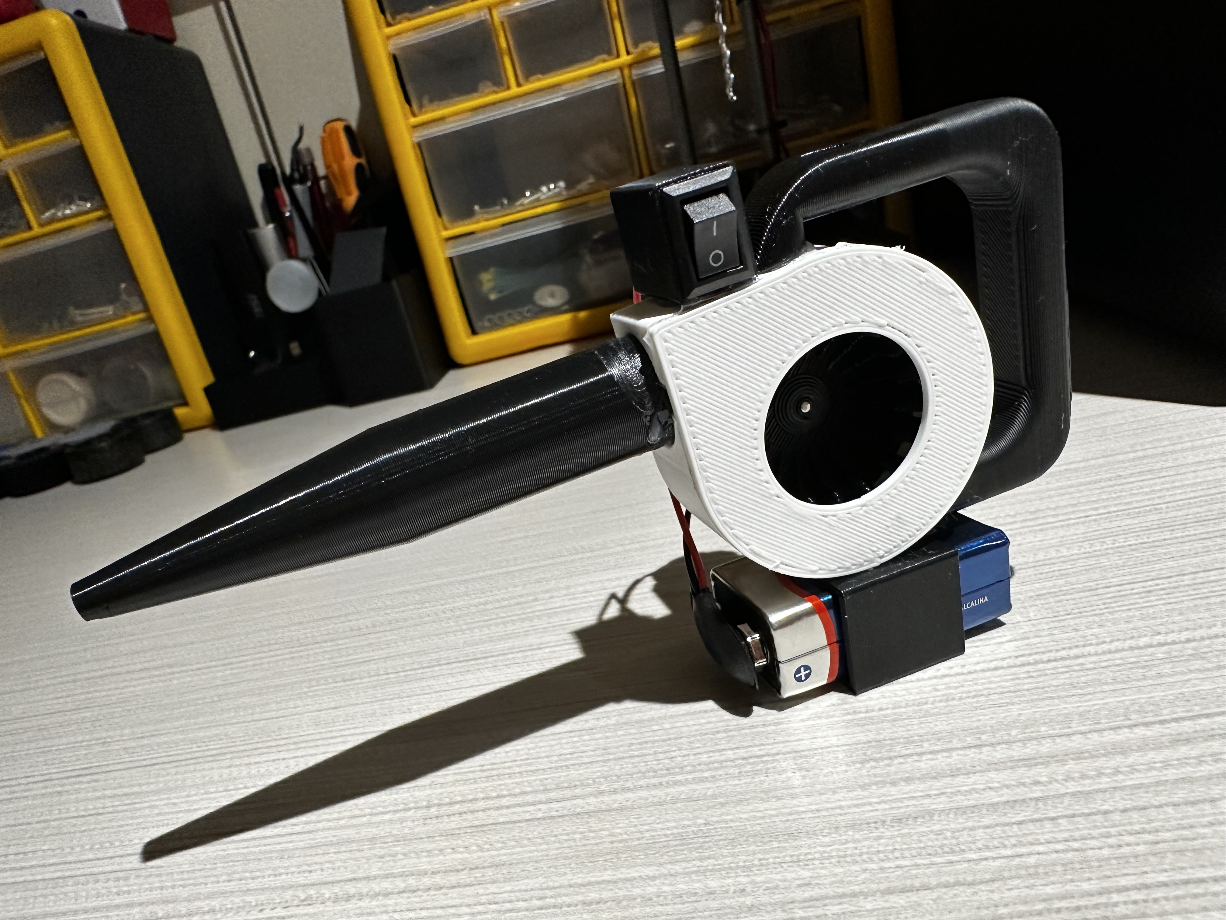 Mini Leaf Blower -Fixed Battery + Switch Box