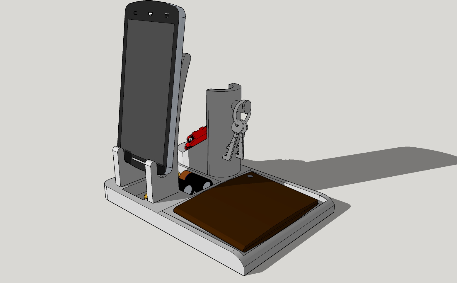 Pocket emptier/storage