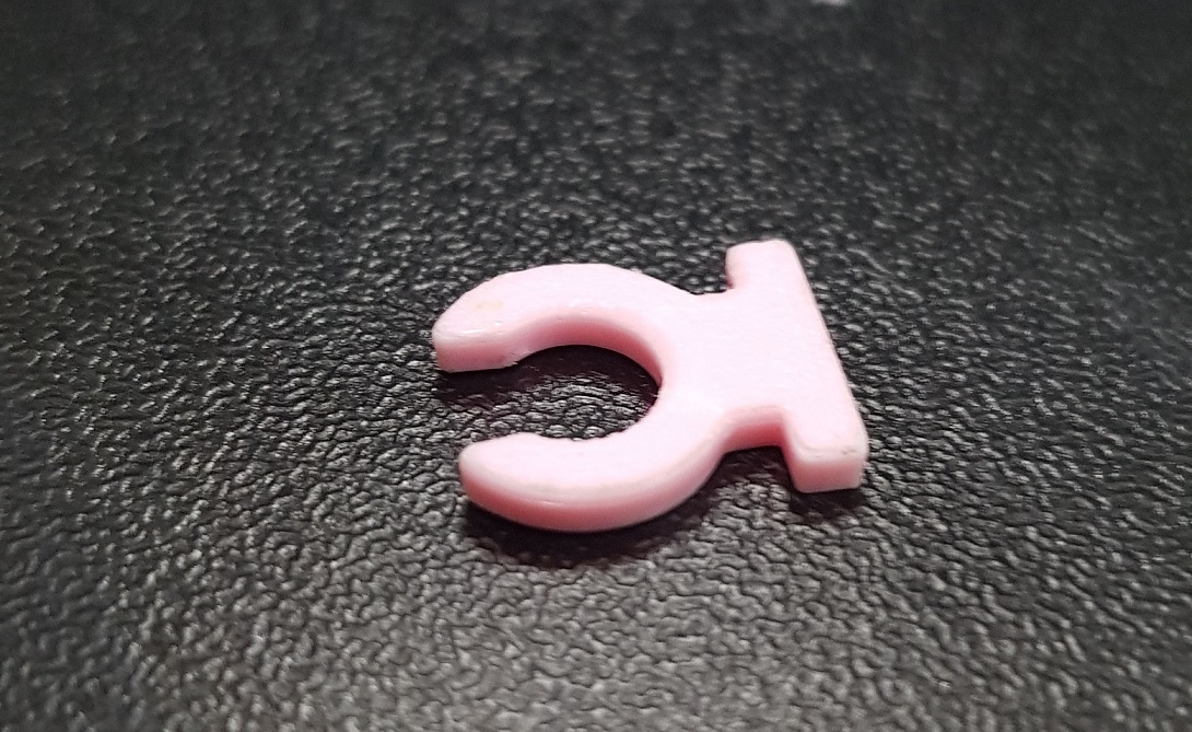 Teflon tube clips