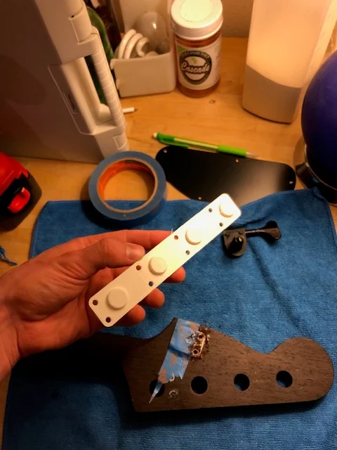 Schaller BM Light drill jig for 5 string P-Bass