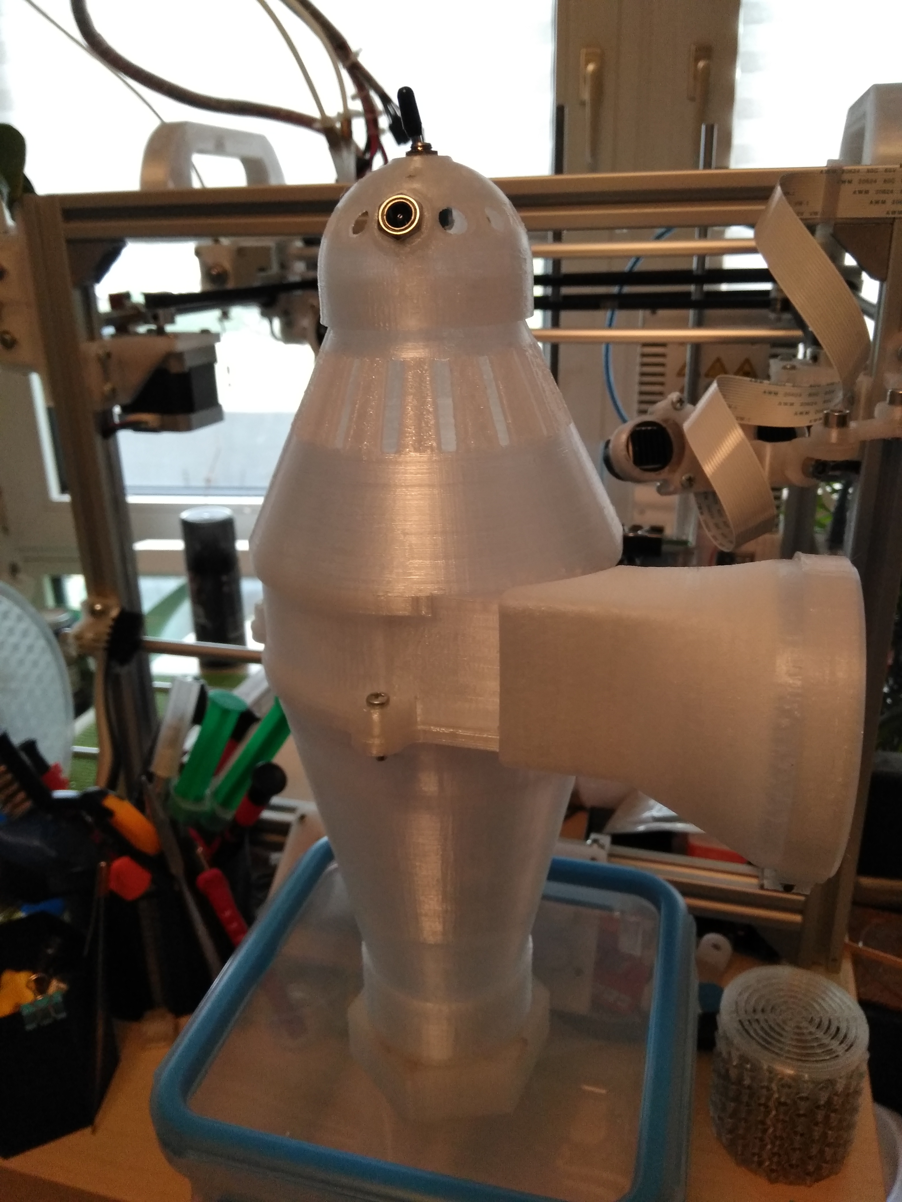Motor Cover Lid for 3D Printed Vacuum Cleaner For CNC Machine