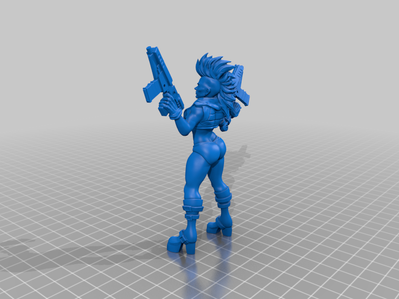 Cyberpunk - RockerGirl Gunner