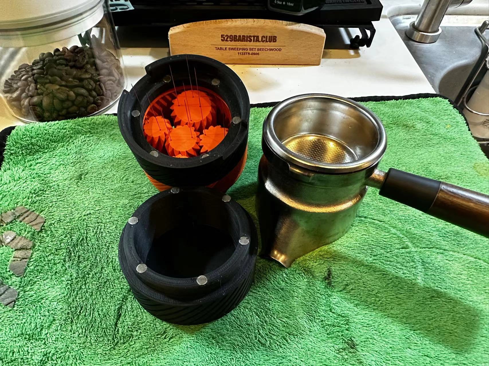 UMIKOT 54mm Planetary Gear Spirograph Espresso WDT Tool for 9barista portafilter