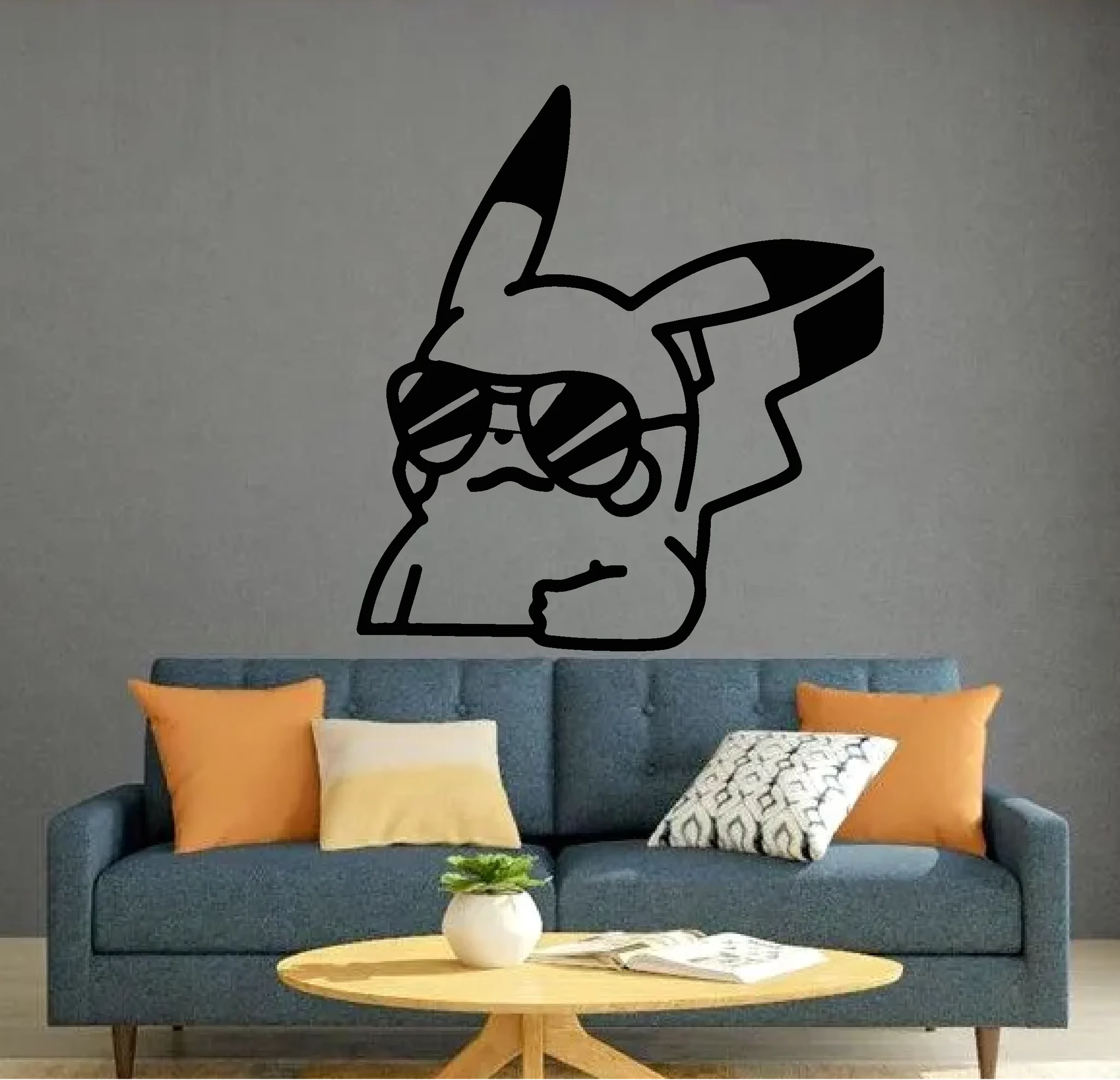 Pikachu Pokemon Wall Art Pokémon Pickachu Wall Decor Pikachu
