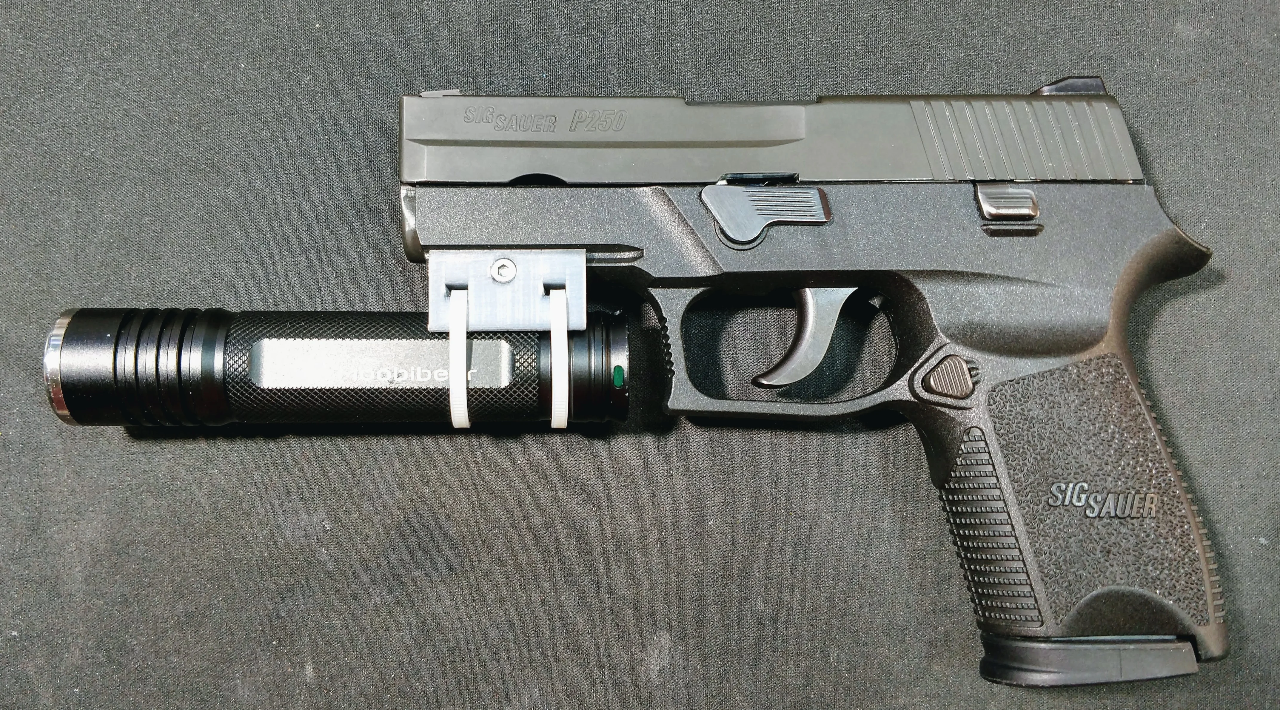 Picatinny/NATO Rail Flashlight Mount Customizable