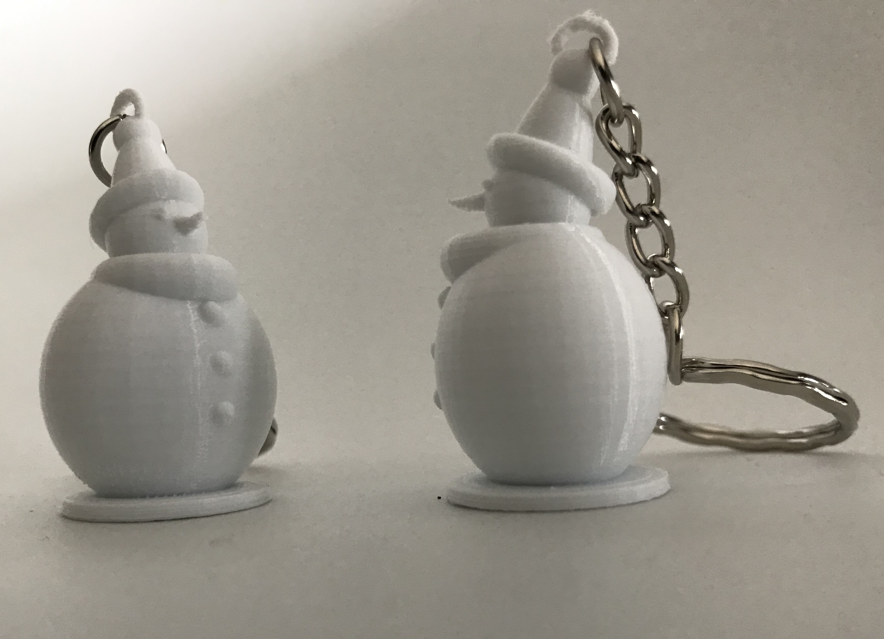 Snowman key holder - Porte clé bonhomme de neige