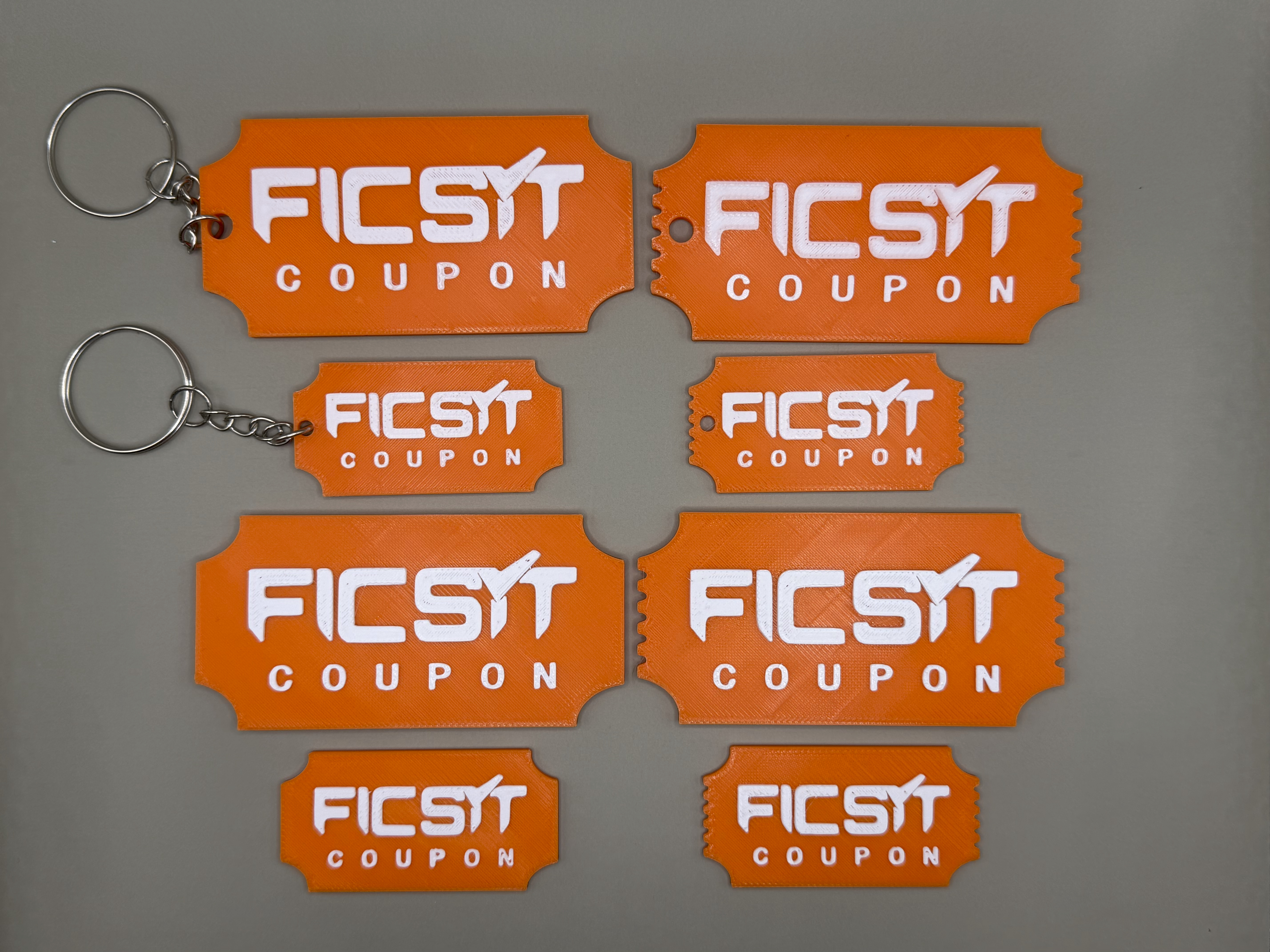 FICSIT approved my latest project: Physical coupons that do absolutely nothing