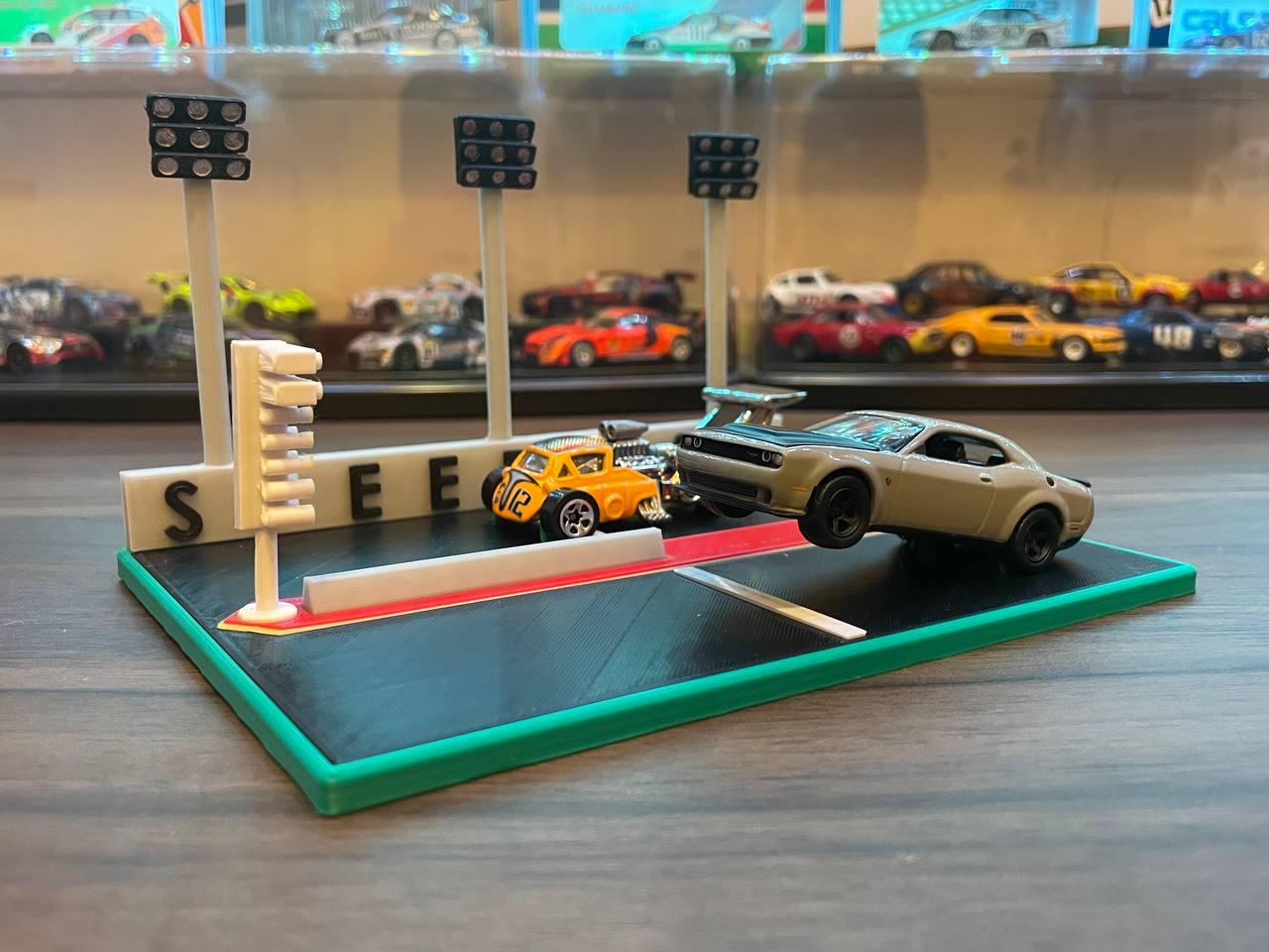 Dual 1/64 Drag Strip Display