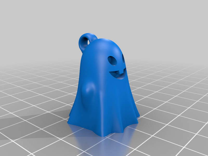 Cute Ghost Keychain - STL