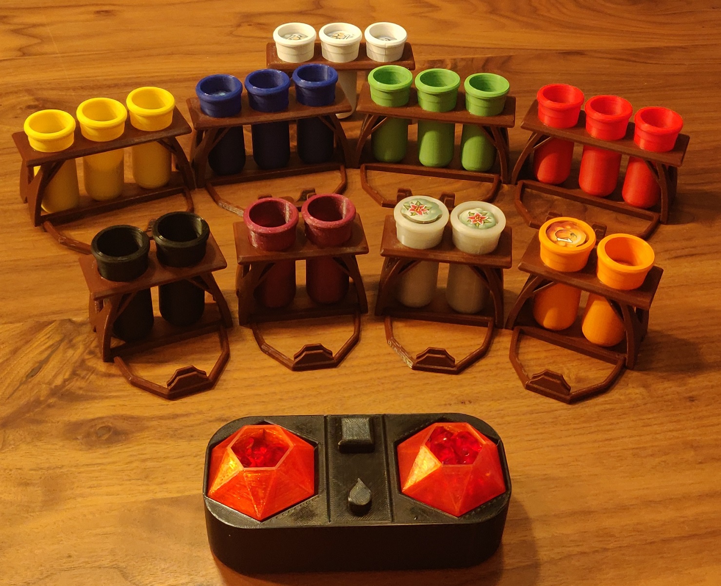 Quacks of Quedlinburg organizer for base game + Herb Witches + Alchemists