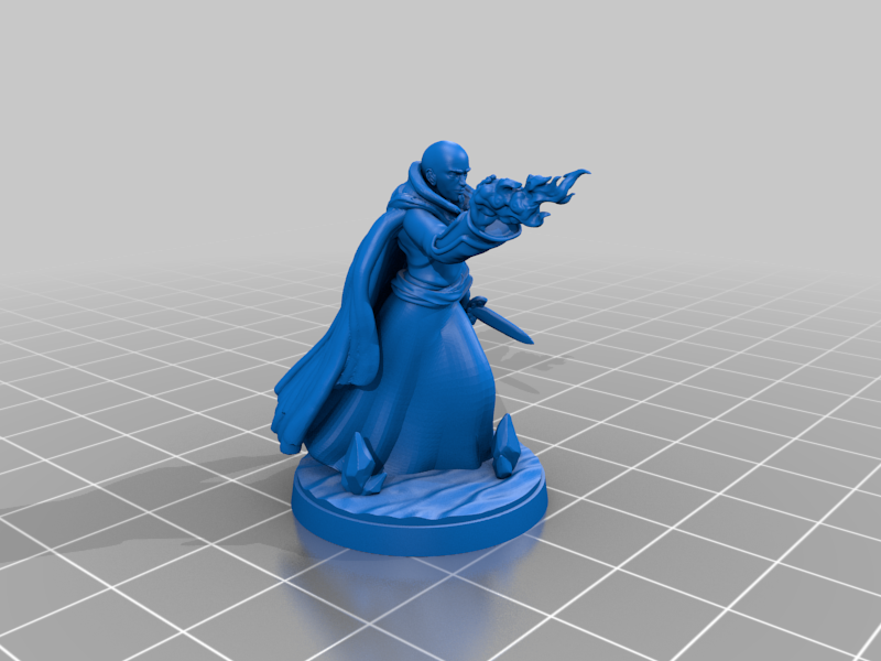 26mm Based Human Wizard / Mage / Sorcerer