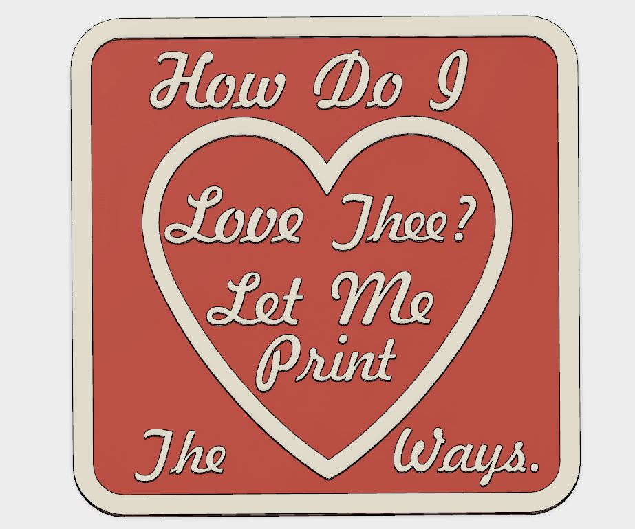 How Do I Love Thee