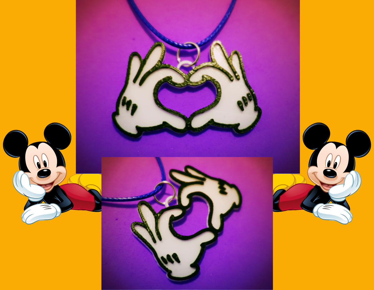colgante manos Mickey Mouse