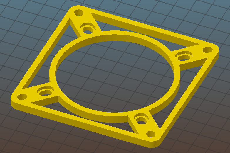 Customizable PC Fan Adapter Plate