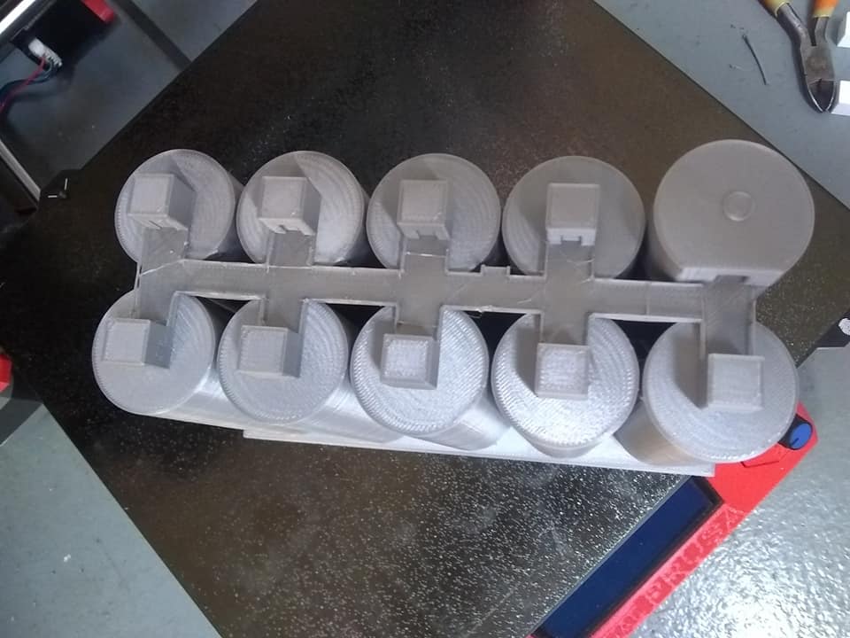 N-Scale Flour Silos