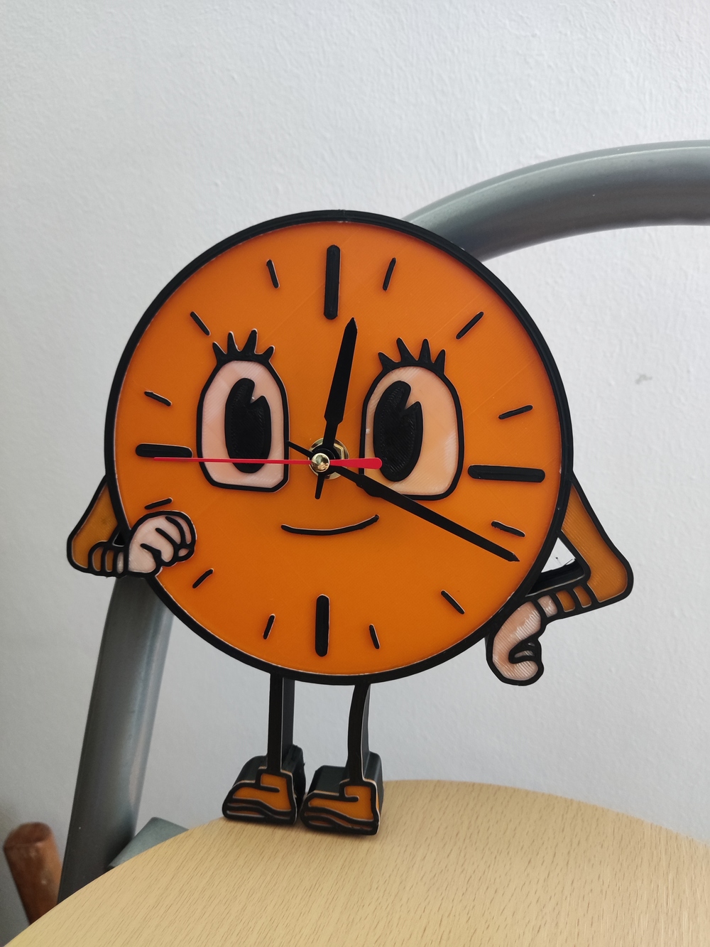 Miss Minutes Clock - 12hr fix & Filament Change Remix