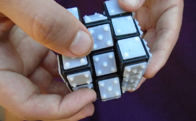 Braille rubik's cube