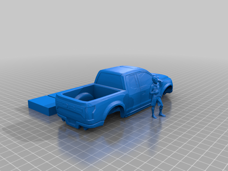 Ford F150 Raptor Pinewood Derby Car