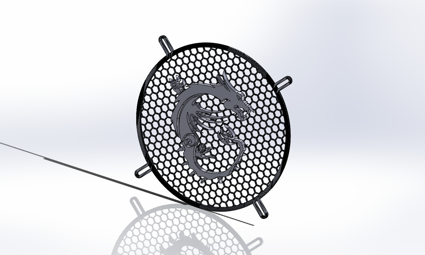 200mm MSI Logo Fan Cover